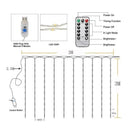Cortina de Luzes Natalinas Encantadas – 300 Leds de Puro Brilho