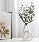 Vaso Decorativo para Sala de Cerâmica para Mesa 2 em 1 - Decoração