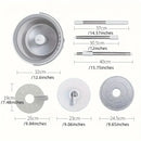 Balde Mop ° Giratório Com Separador De Água Limpeza Geral Redondo Com Refil