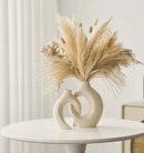 Vaso Decorativo para Sala de Cerâmica para Mesa 2 em 1 - Decoração